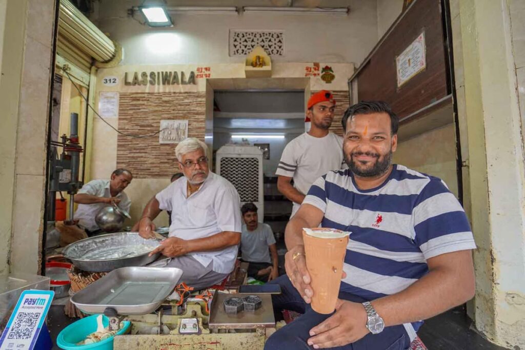 Lassi Wala 312 in Jaipur foods to try in India and how to avoid Delhi Belly as a traveller. 