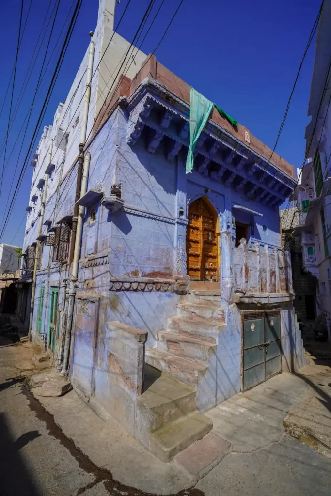 More fabulous blues in Jodhpur. 