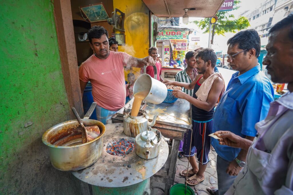 Always have time for chai in India. 