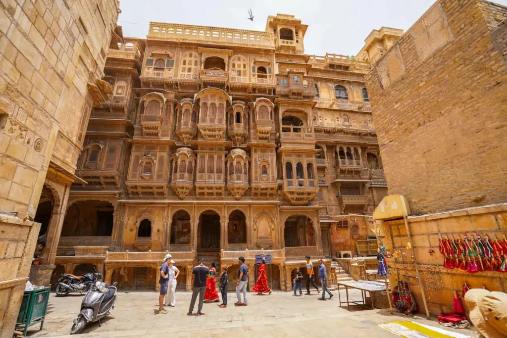Five-story Patwa Haveli things to do in Jaisalmer. 