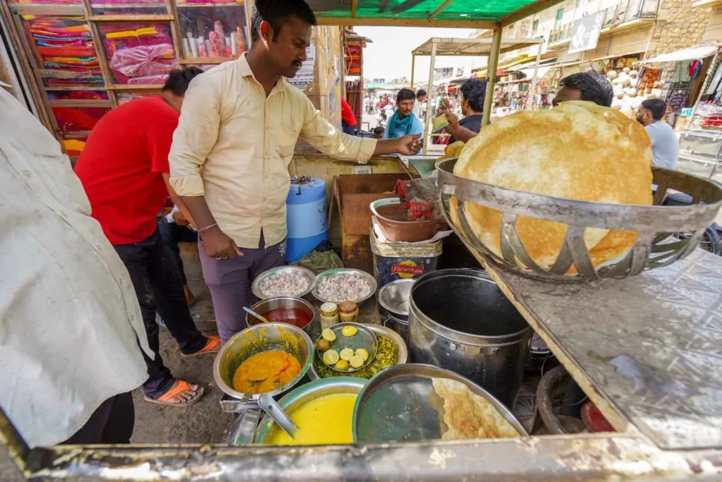 Dal Pakwan food in Jaisalmer to try. 