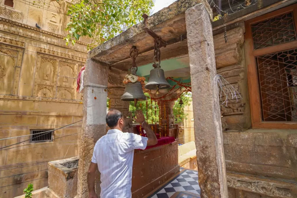 Hindu Temple inside Jaisalmer Fort. 