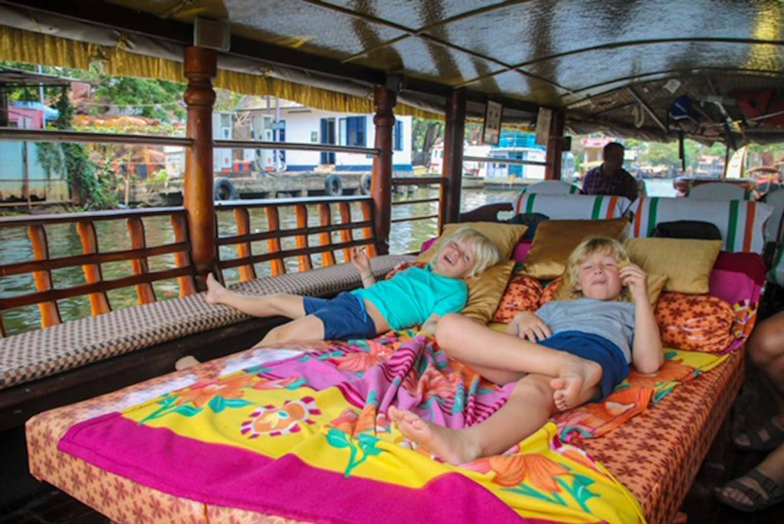 Things to do in Kochi with kids Kerala backwaters of Alleppey.