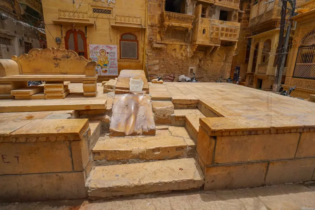 Communal Washing Area inside the fort. 