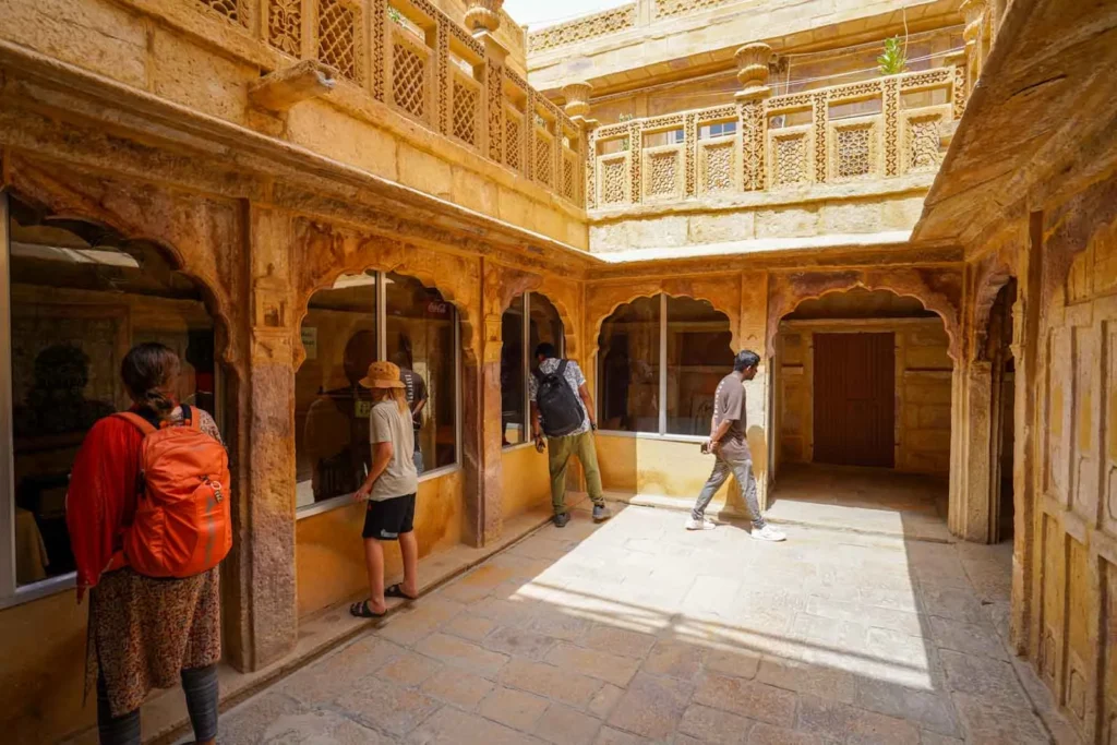 Inside the Mandir Palace Heritage Museum.