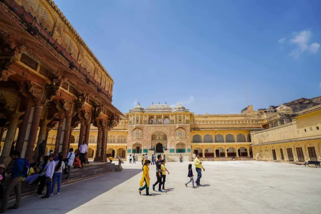 Amber Fort the famous forts of Rajasthan. 