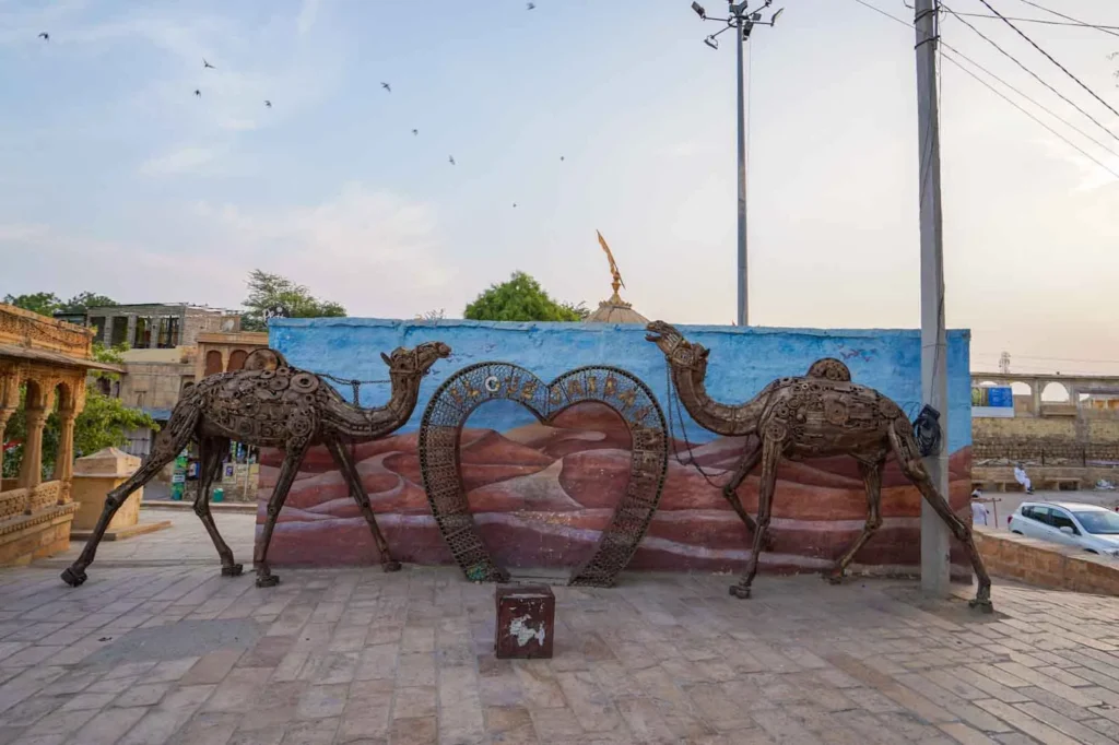 I LOVE JAISALMER sign by Gadisar Lake things to do in Jaisalmer.