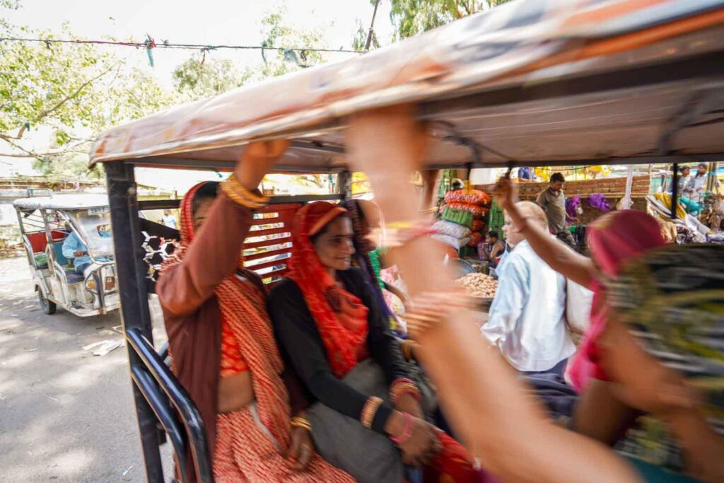 Busy colours and reasons to visit India.