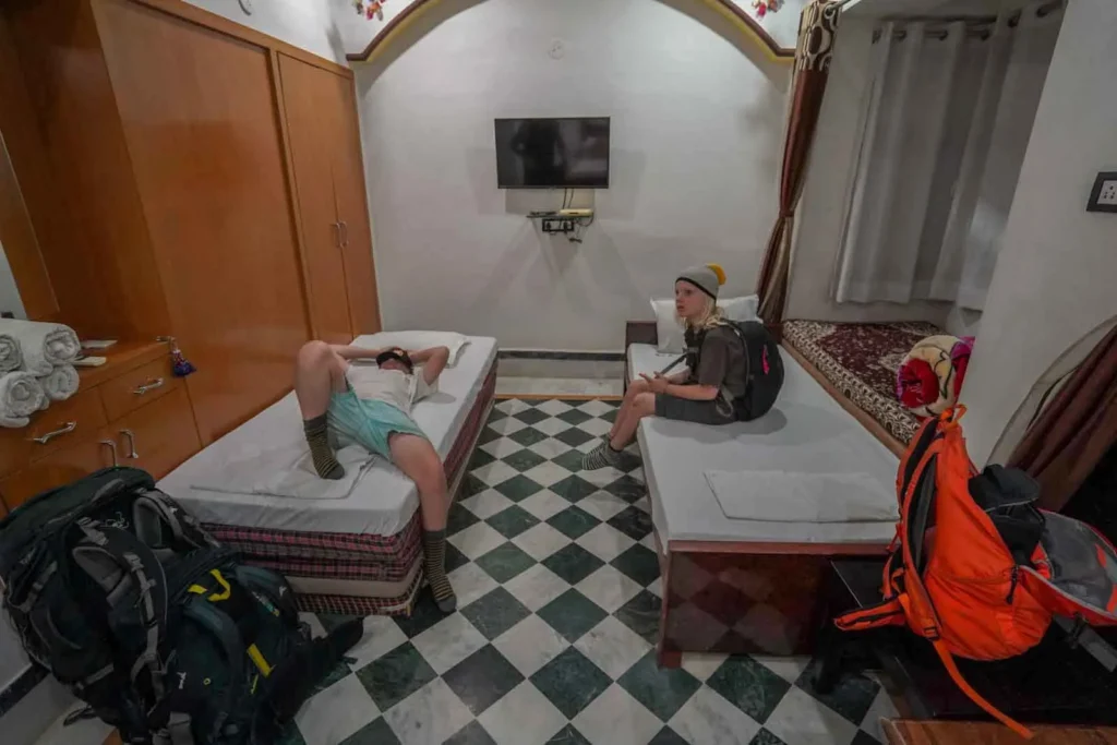 Family room recommended guesthouse in Jaisalmer. 