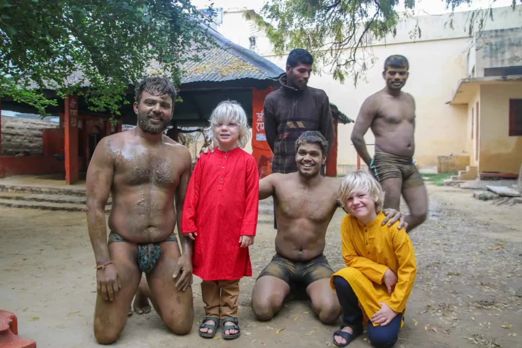 Travel in India as a family. 