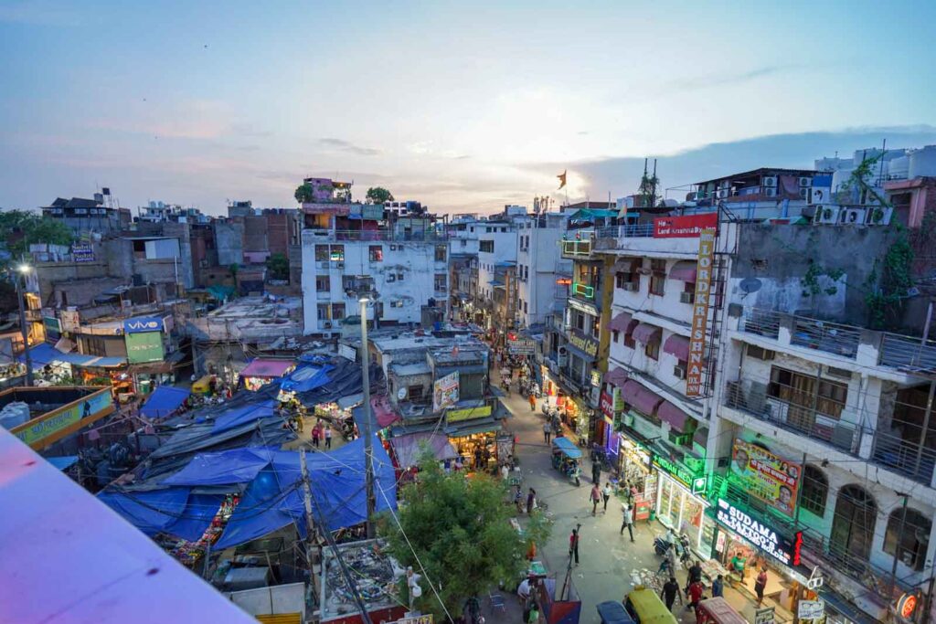 Restaurant in Main Bazar, Paharganj. 