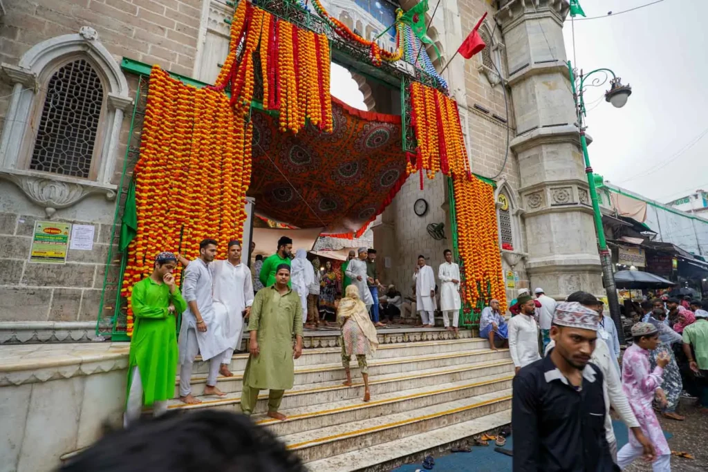 The incredible Nizam Gate at the entrance to Ajmer Sharif Dargah.