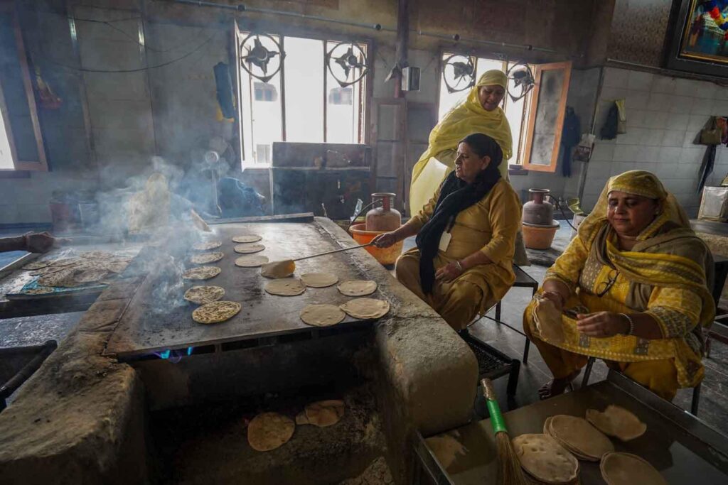 Incredible goings on in the Langar kitchens.