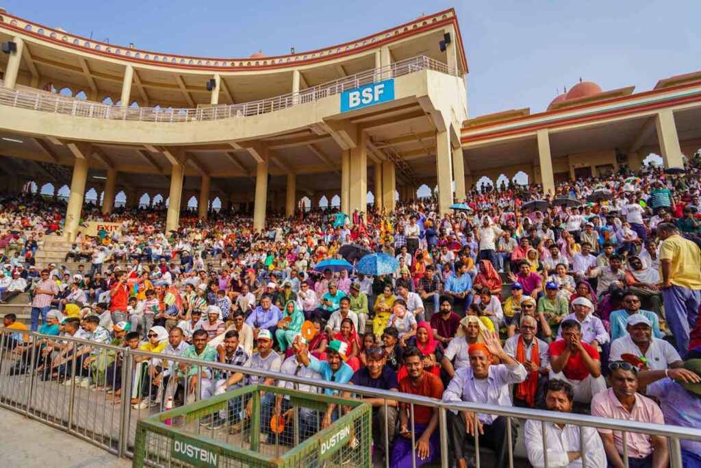 Best memories from travel in India at Wagah Border Ceremony. 