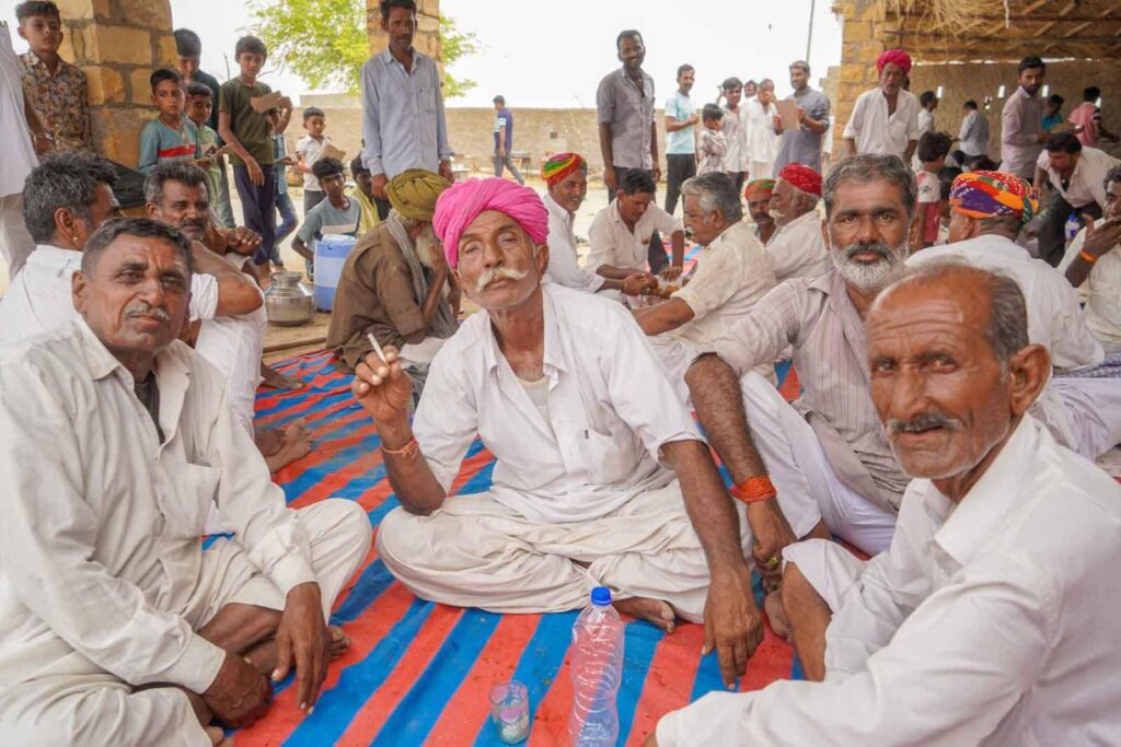 Local wedding in Jaisalmer. 