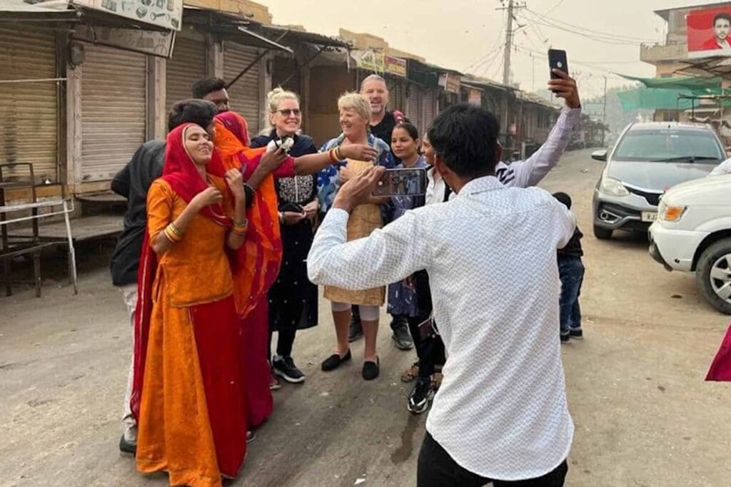 It was exciting to be with the grandparents everywhere we went in India! 