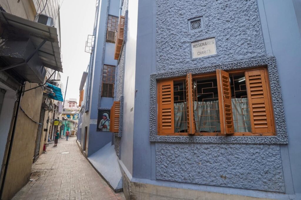 The Missionaries of Charity in Kolkata, India. 